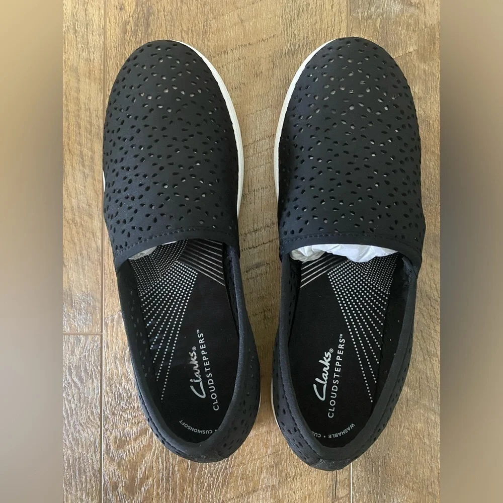 Clark’s Breezy Emily Loafer Black Women’s Size 8.5 W